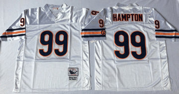 Dan Hampton Chicago Bears white Throwback jersey