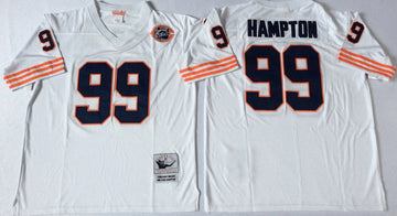Dan Hampton Chicago Bears white Throwback jersey