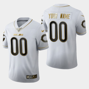 Custom Chicago Bears white Untouchable jersey