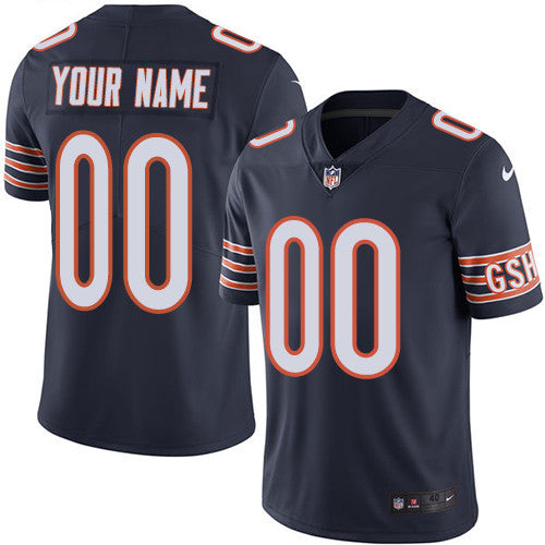 Chicago Bears navy Vapor jersey