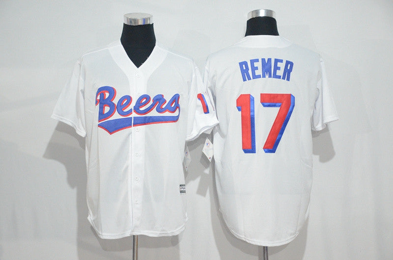 Doug Remer Beers white jersey