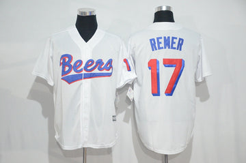 Doug Remer Beers white jersey