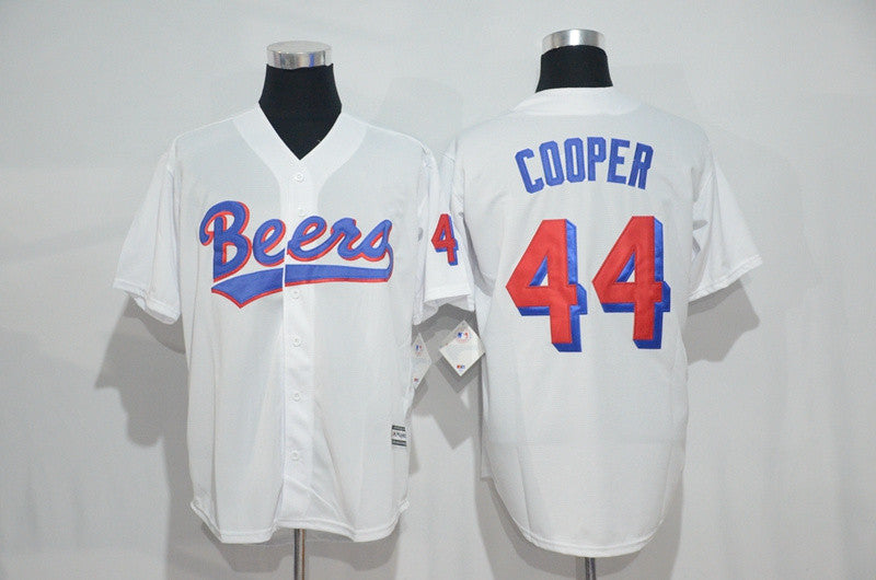Joe Cooper Beers white jersey