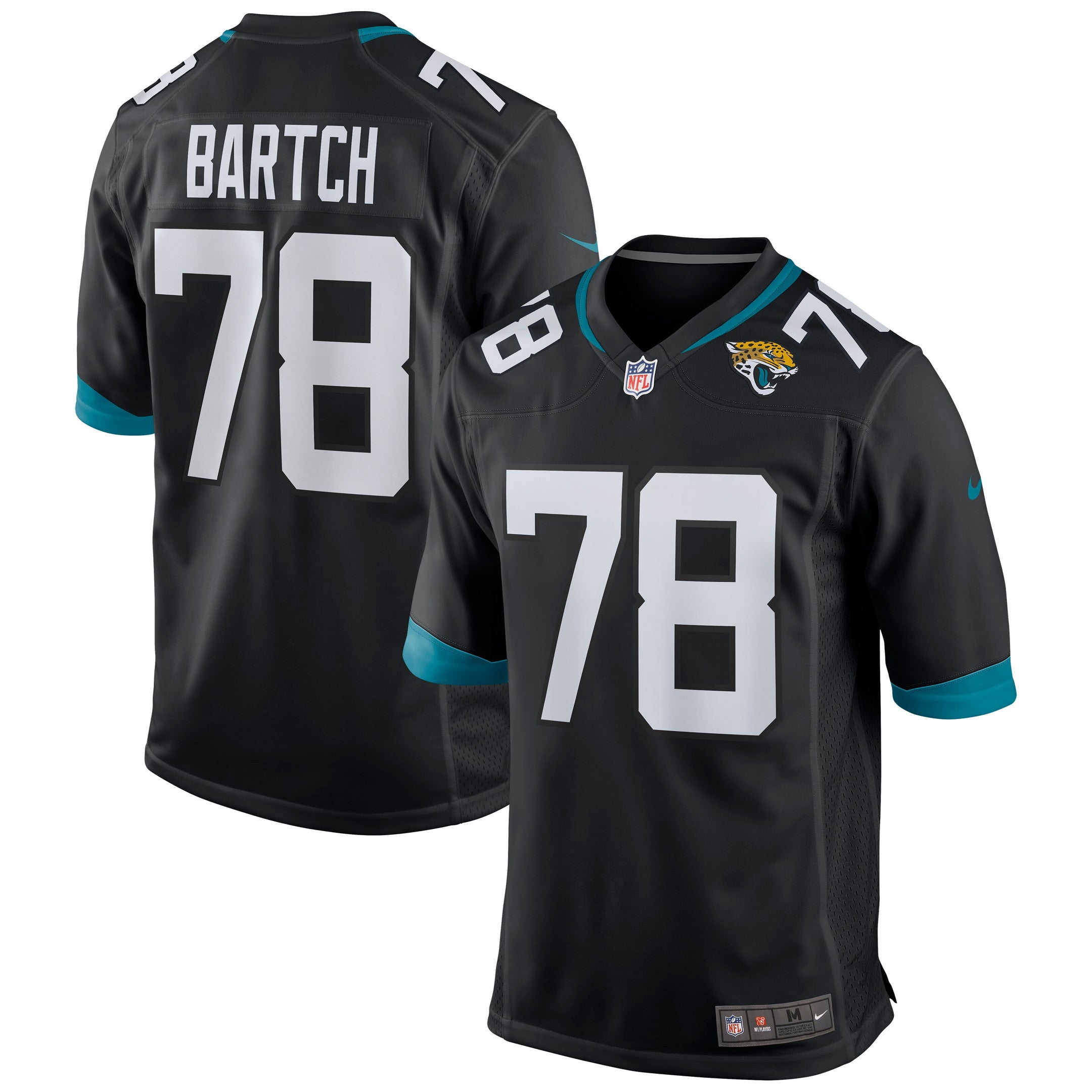 Ben Bartch Jacksonville Jaguars black jersey