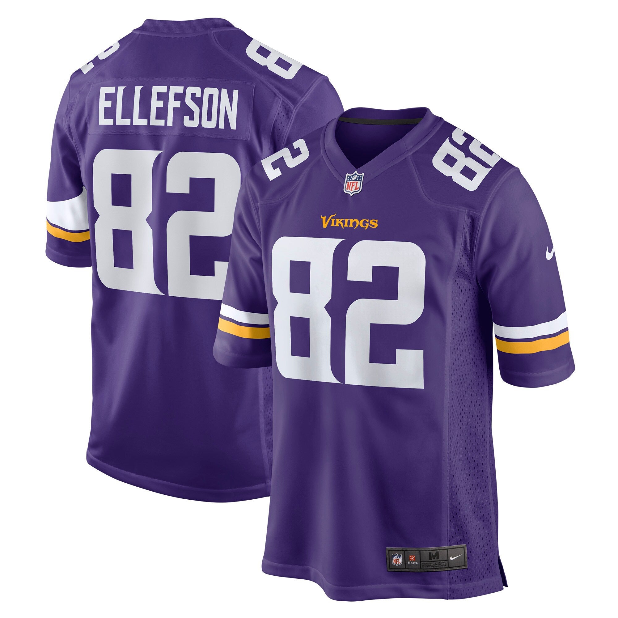 Ben Ellefson Minnesota Vikings purple jersey