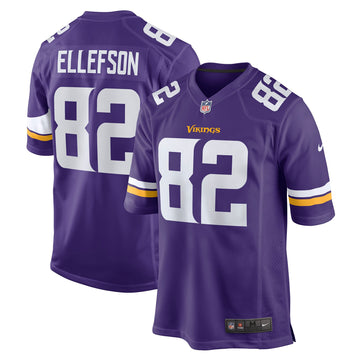 Ben Ellefson Minnesota Vikings purple jersey