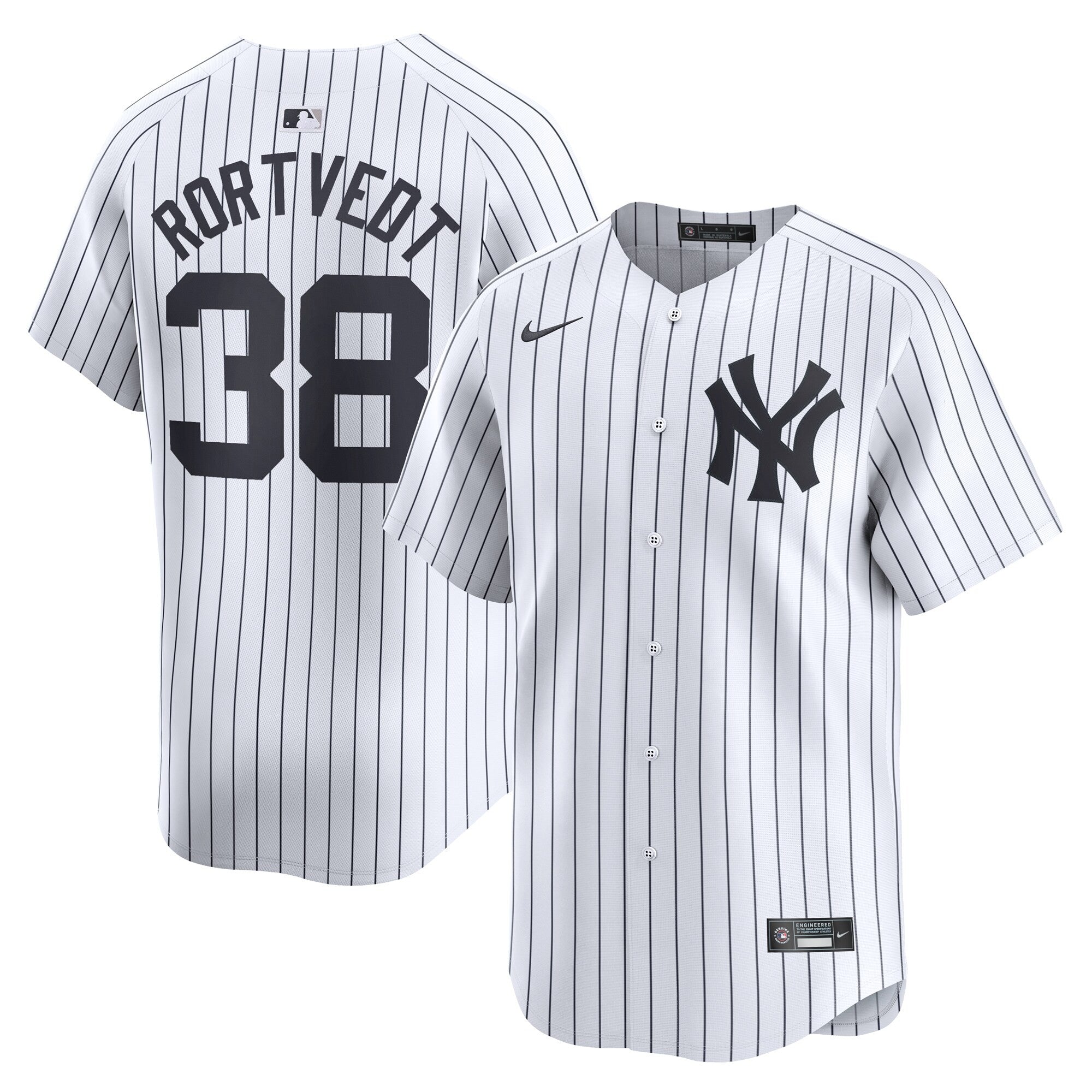 Ben Rortvedt New York Yankees white Limited jersey