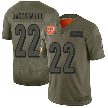 William Jackson III Cincinnati Bengals camo Salute To Service jersey