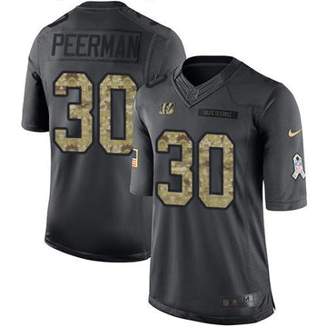 Cedric Peerman Cincinnati Bengals black Salute To Service jersey