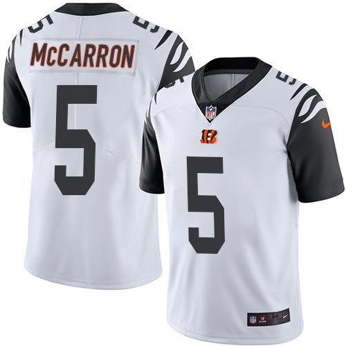 AJ McCarron Cincinnati Bengals white Limited jersey