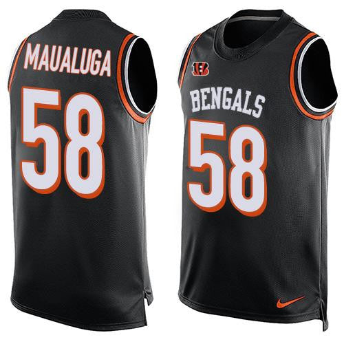Rey Maualuga Cincinnati Bengals black Limited jersey