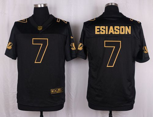 Boomer Esiason Cincinnati Bengals black Pro Line jersey