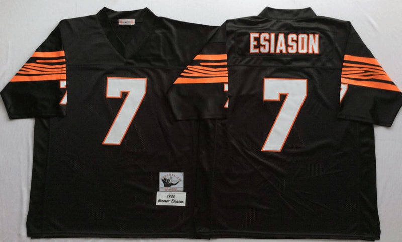 Boomer Esiason Cincinnati Bengals black Throwback jersey