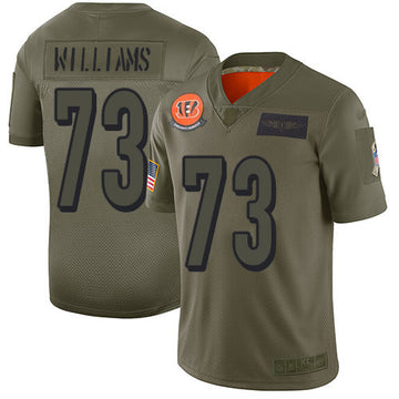 Jonah Williams Cincinnati Bengals camo Salute To Service jersey