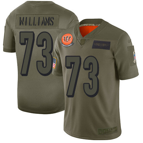 Jonah Williams Cincinnati Bengals camo Salute To Service jersey