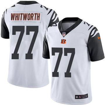 Andrew Whitworth Cincinnati Bengals white Limited jersey