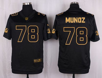 Anthony Munoz Cincinnati Bengals black Pro Line jersey