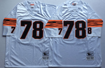 Anthony Munoz Cincinnati Bengals white Throwback jersey
