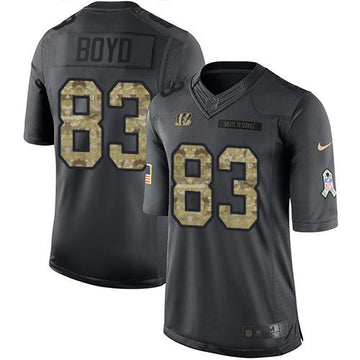 Tyler Boyd Cincinnati Bengals black Salute To Service jersey