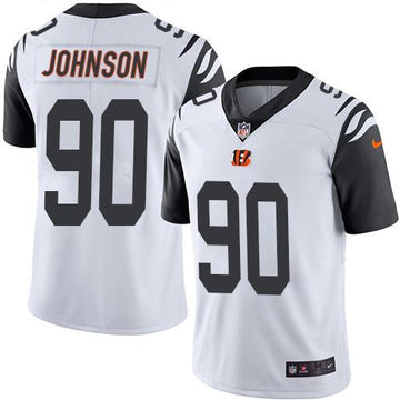 Michael Johnson Cincinnati Bengals white Limited jersey