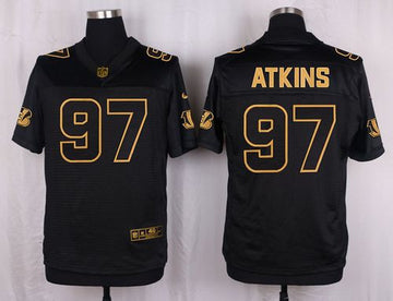 Geno Atkins Cincinnati Bengals black Pro Line jersey