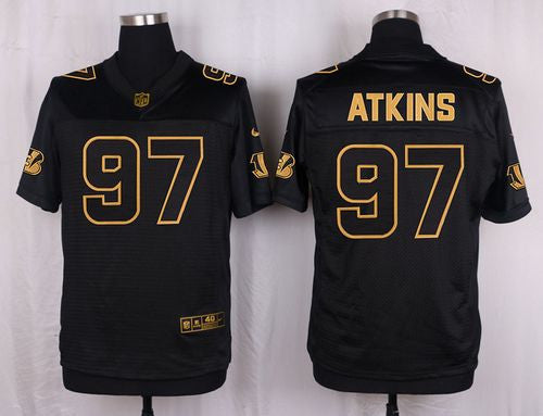 Geno Atkins Cincinnati Bengals black Pro Line jersey