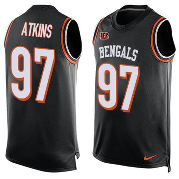 Geno Atkins Cincinnati Bengals black Limited jersey
