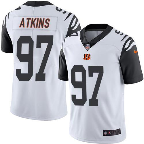 Geno Atkins Cincinnati Bengals white Limited jersey