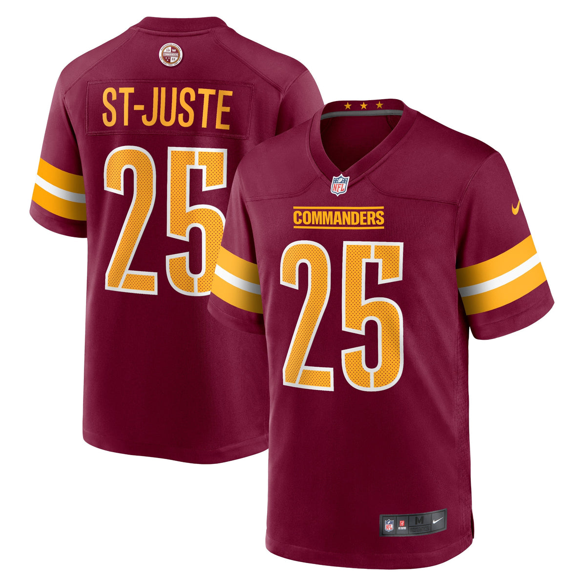 Benjamin St-juste Washington Commanders burgundy jersey