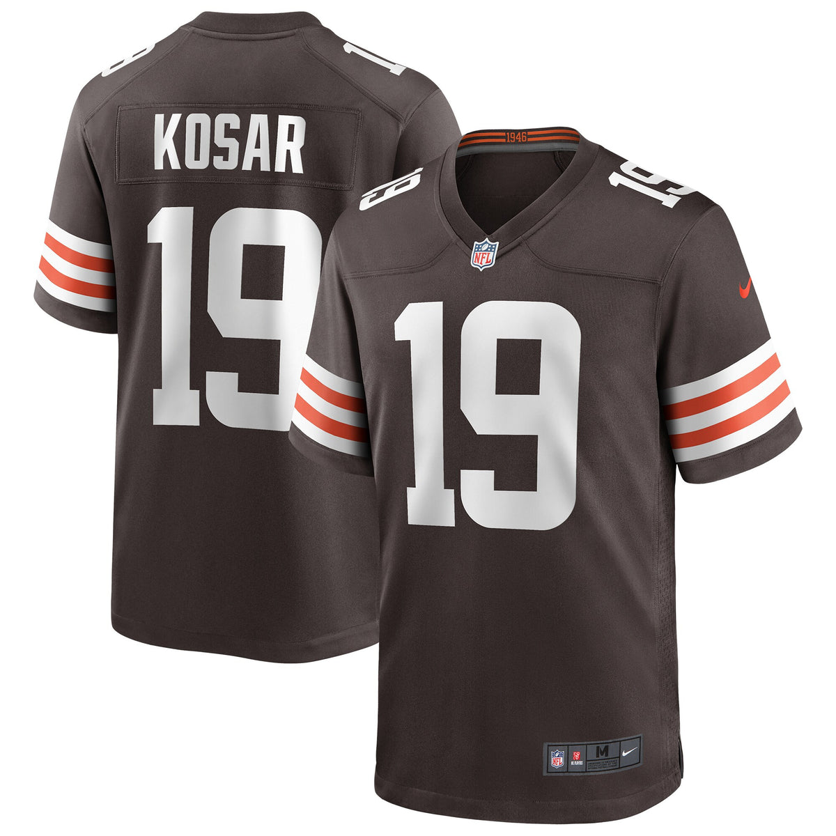 Bernie Kosar Cleveland Browns brown Game jersey