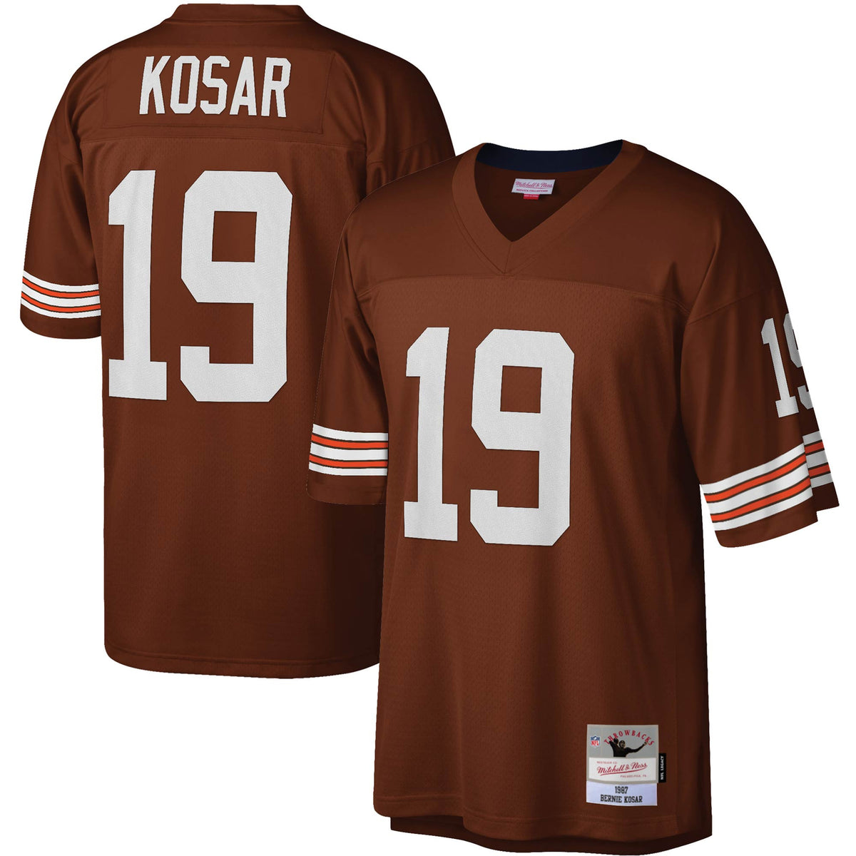 Bernie Kosar Cleveland Browns brown jersey