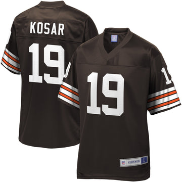 Bernie Kosar Cleveland Browns brown Pro Line jersey