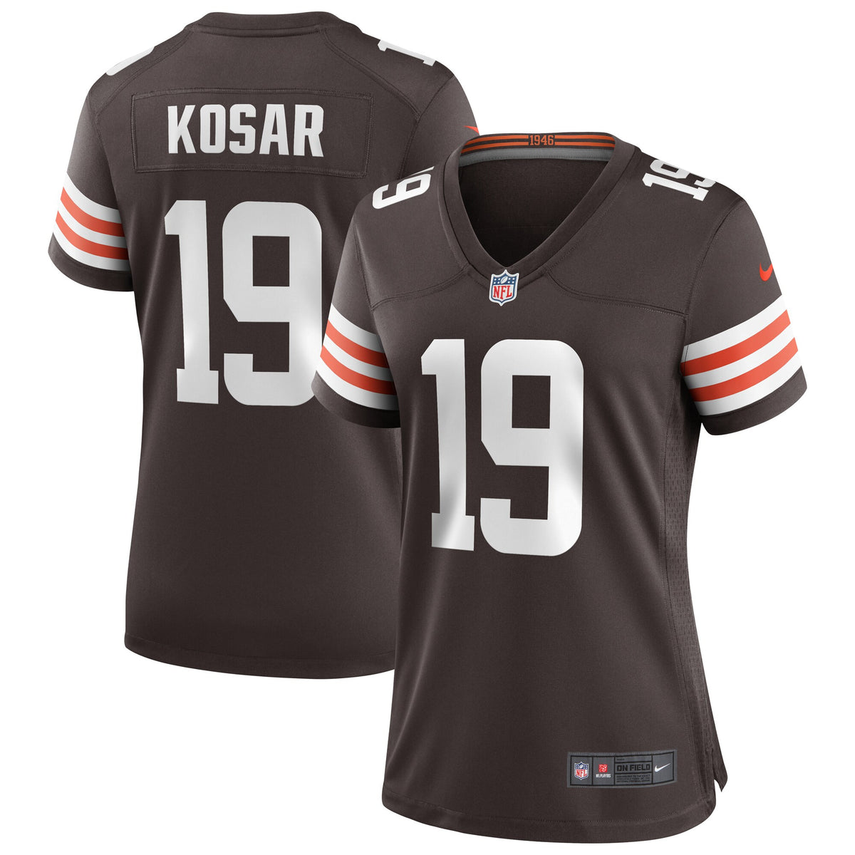 Bernie Kosar Cleveland Browns brown Game jersey