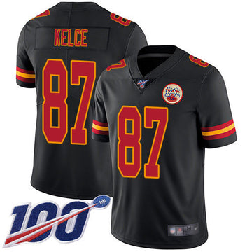 Size Travis Kelce Kansas City Chiefs black Limited jersey