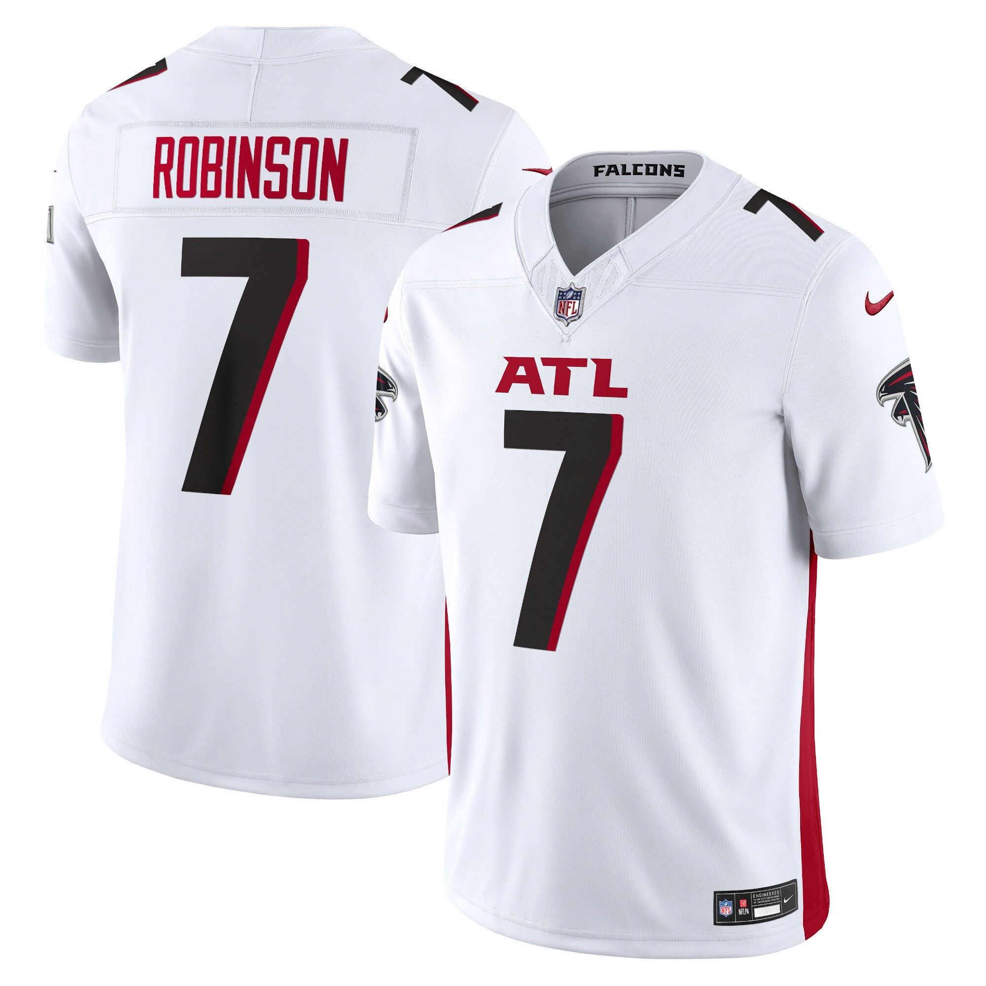 Bijan Robinson Atlanta Falcons white Vapor jersey