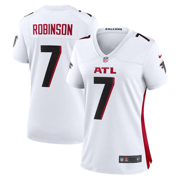 Bijan Robinson Atlanta Falcons white Away jersey