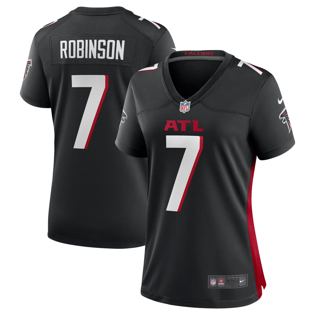 Bijan Robinson Atlanta Falcons black jersey