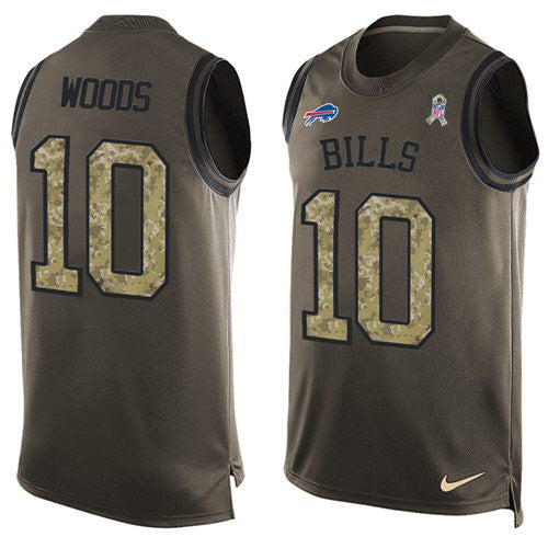 Robert Woods Buffalo Bills green Salute To Service jersey