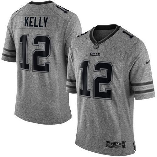 Jim Kelly Buffalo Bills gray Limited jersey