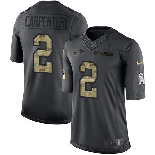 Dan Carpenter Buffalo Bills black Salute To Service jersey