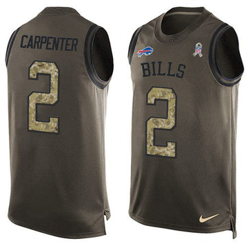 Dan Carpenter Buffalo Bills green Salute To Service jersey