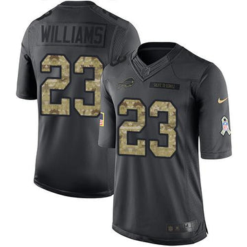 Aaron Williams Buffalo Bills black Salute To Service jersey