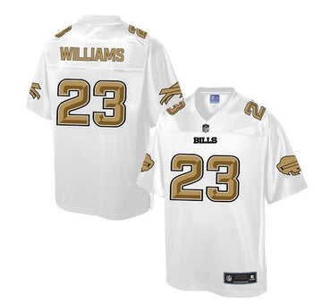 Aaron Williams Buffalo Bills white Pro Line jersey