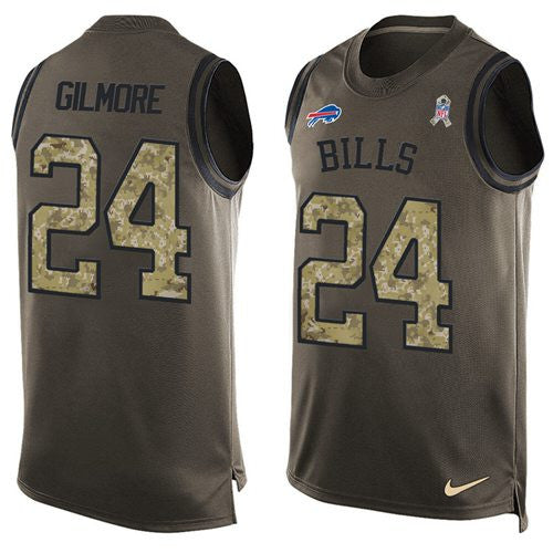 Stephon Gilmore Buffalo Bills green Salute To Service jersey