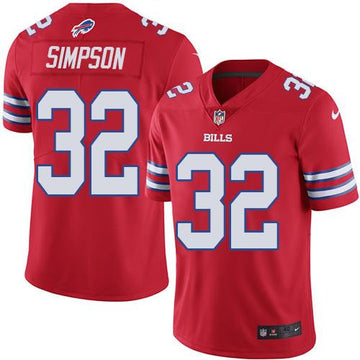 O. J. Simpson Buffalo Bills red Elite jersey