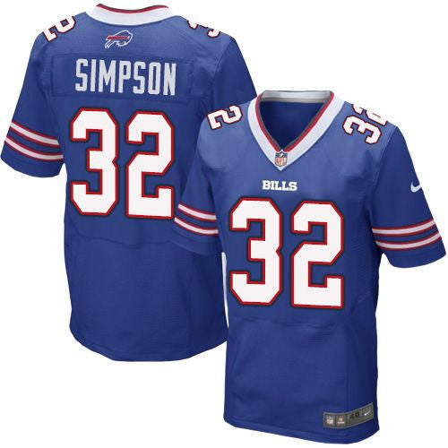O. J. Simpson Buffalo Bills royal Elite jersey