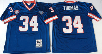 Thurman Thomas Buffalo Bills blue Throwback jersey
