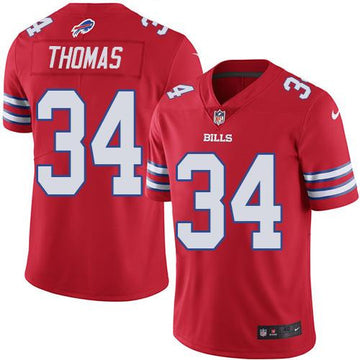 Thurman Thomas Buffalo Bills red Elite jersey