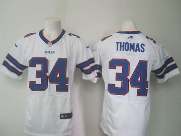 Thurman Thomas Buffalo Bills white Elite jersey