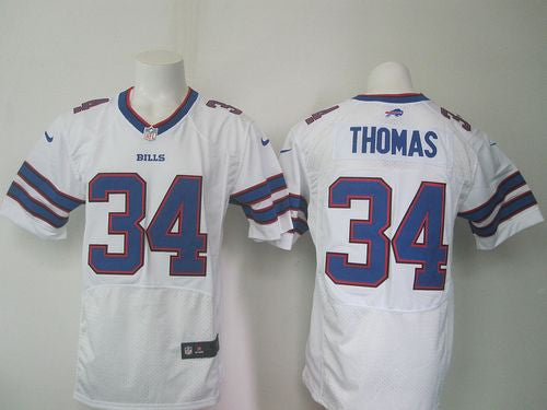 Thurman Thomas Buffalo Bills white Elite jersey
